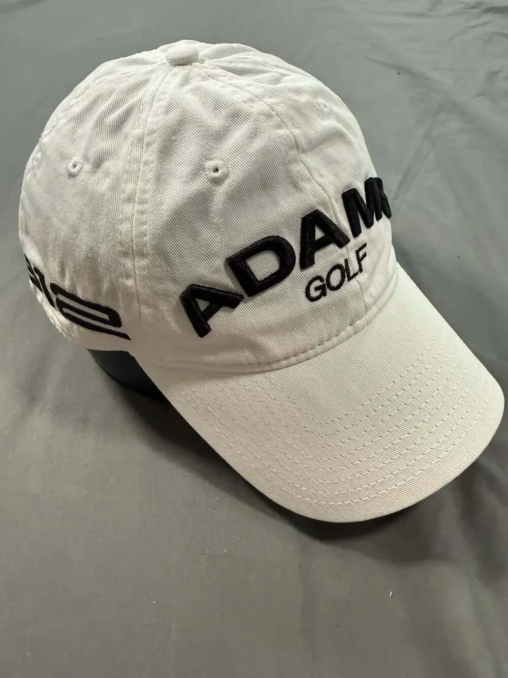 Adams Golf Fast 12 White Adjustable Hat New Era Cap Embroidered Golf